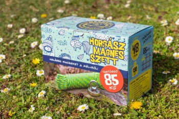 extra diszdobozos 85kg tartóerejű horgászmágnes